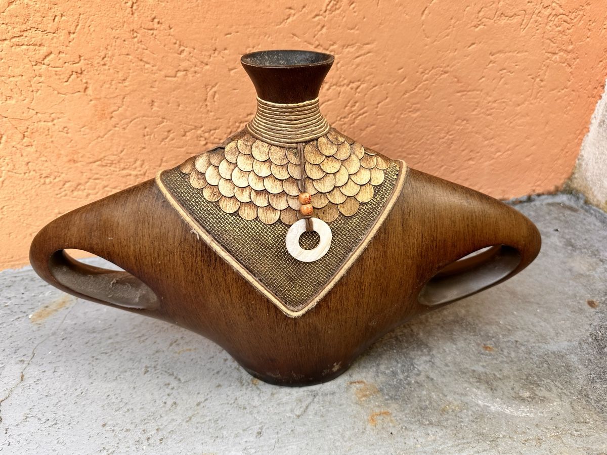 Vasi & Recipienti: Vase, Holz, afrikanischer Stil – Usato da Zürich venduto da marusapulmi 4