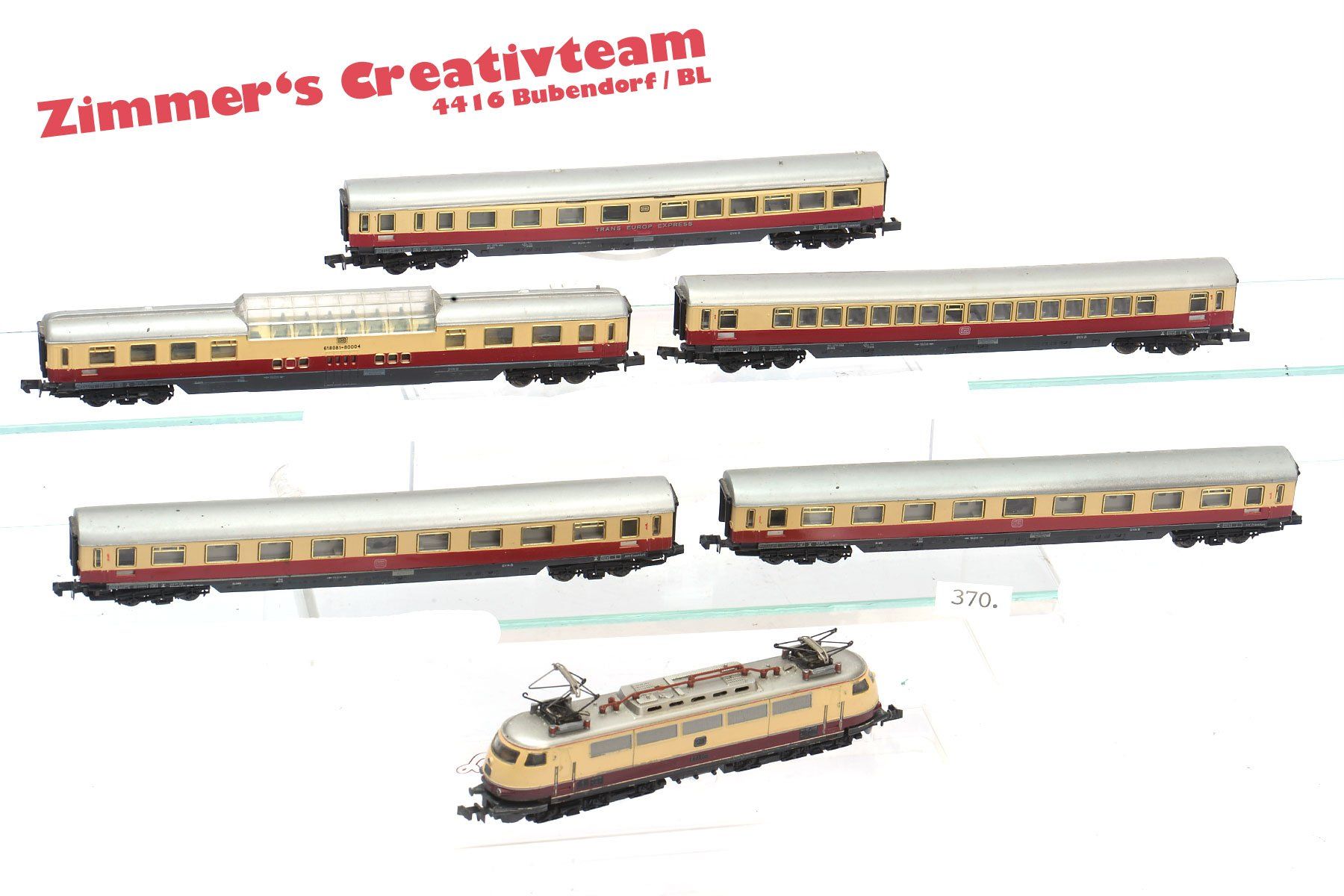 Trix Modellini di ferrovie: TRIX DB Lok E03 + 5 Arnold TEE Wagen Sp. N – Usato da Bubendorf venduto da zimmers_creativteam
