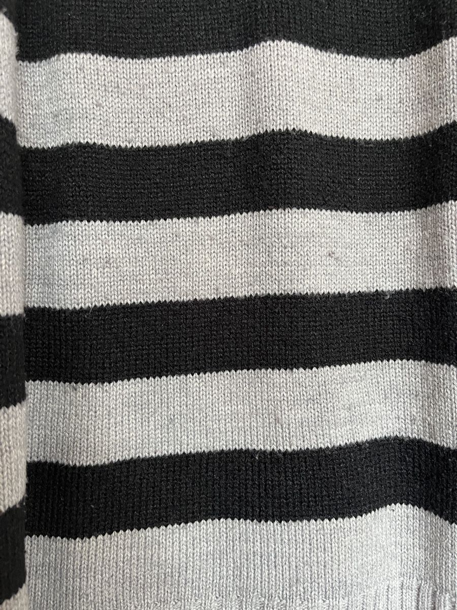 Maglioni & Felpe: OVS Strickpullover grau/schwarz gestreift Gr. L – Usato da Samedan venduto da K7kgh 2