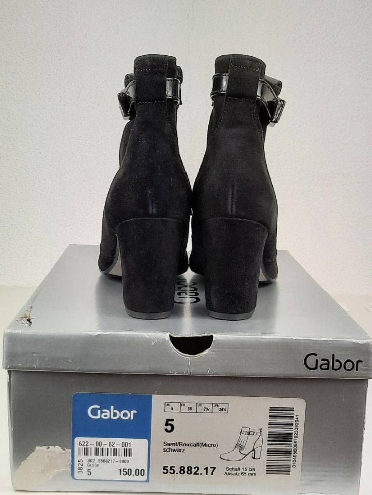 Gabor Scarpe da donna: GABOR elegante Stiefeletten schwarz Gr. 38 – Nuovo e nell'imballaggio originale da Seuzach venduto da VT-Collections1 5