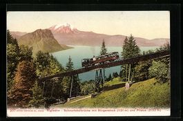 Rigibahn auf der Schnurtobelbrücke mit 
