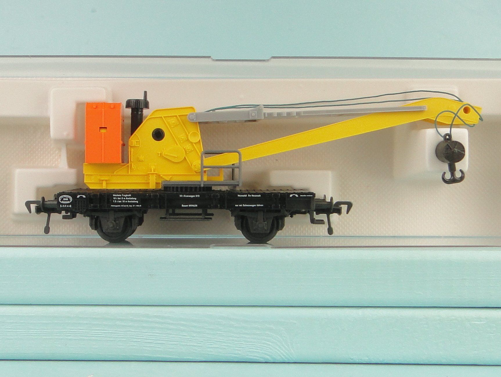 Fleischmann Modellini di ferrovie: Fleischmann 5019 Kran, NEU – Usato da Bülach venduto da cann11
