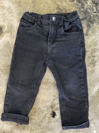 Jeans Gefüttert - Black washed - 86/92