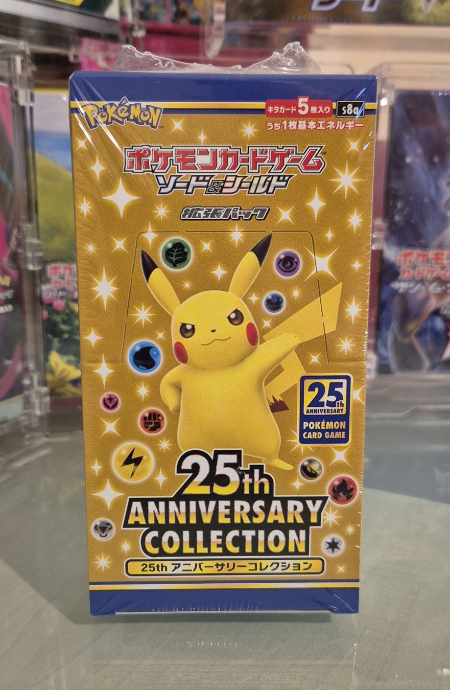 Pokémon Sammelbilder & Trading cards: Pokémon Display 25th Anniversary  S8a Japanisch 2021 – Neu (gemäss Beschreibung) aus Aesch BL von bigboystoy