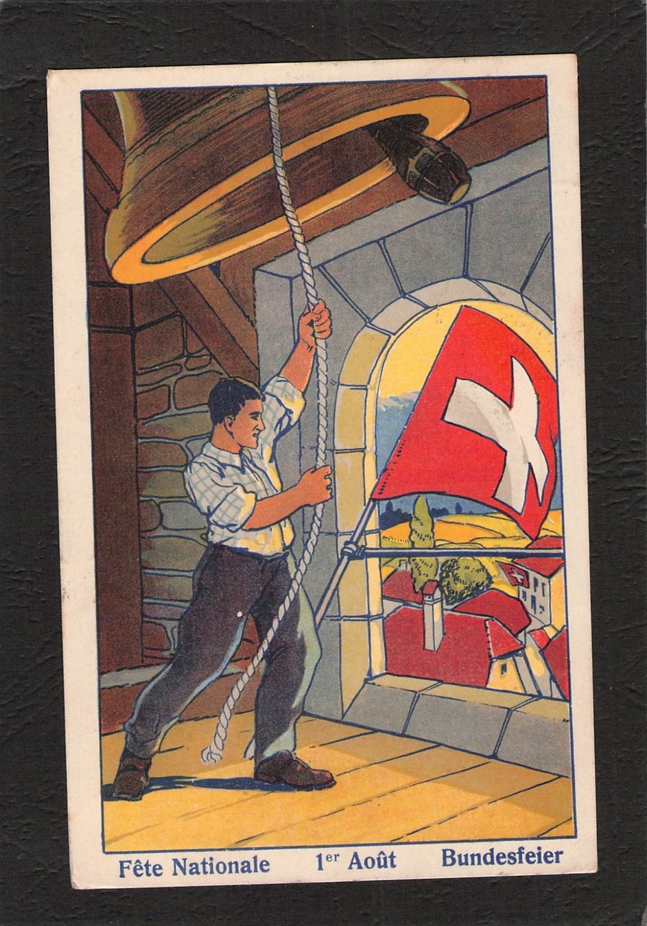 Tutti i francobolli: Private   Bundesfeierkarte 1916 , Nr. E1916/12 ,Mitläufer – Usato da Reichenburg venduto da Pipo-67