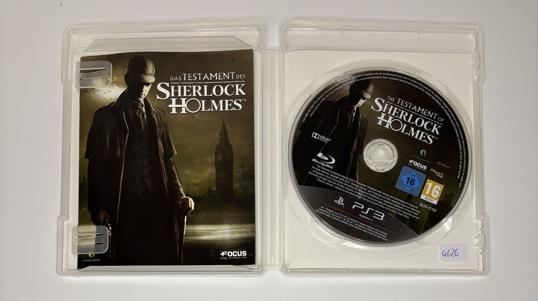 Giochi: PS3 - Das Testament des Sherlock Holmes – Usato da Allschwil venduto da Bullach 1