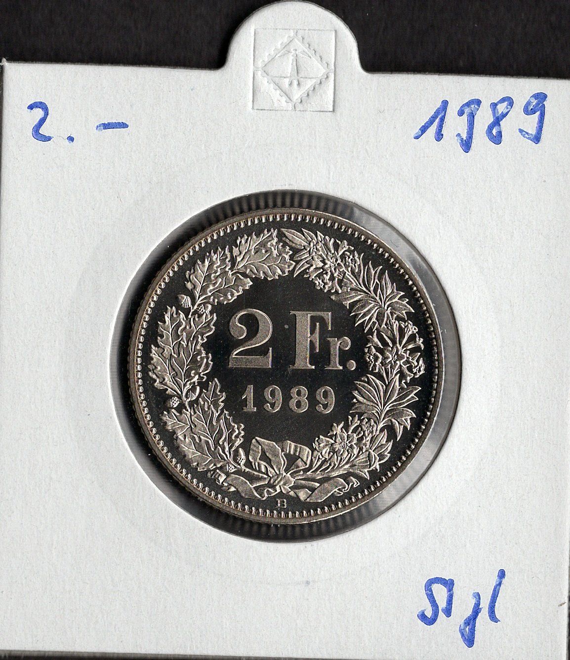 Tutti le monete: 2 Franken 1989 stgl. – Nuovo (secondo la descrizione) da Alpnach Dorf venduto da Colibri126