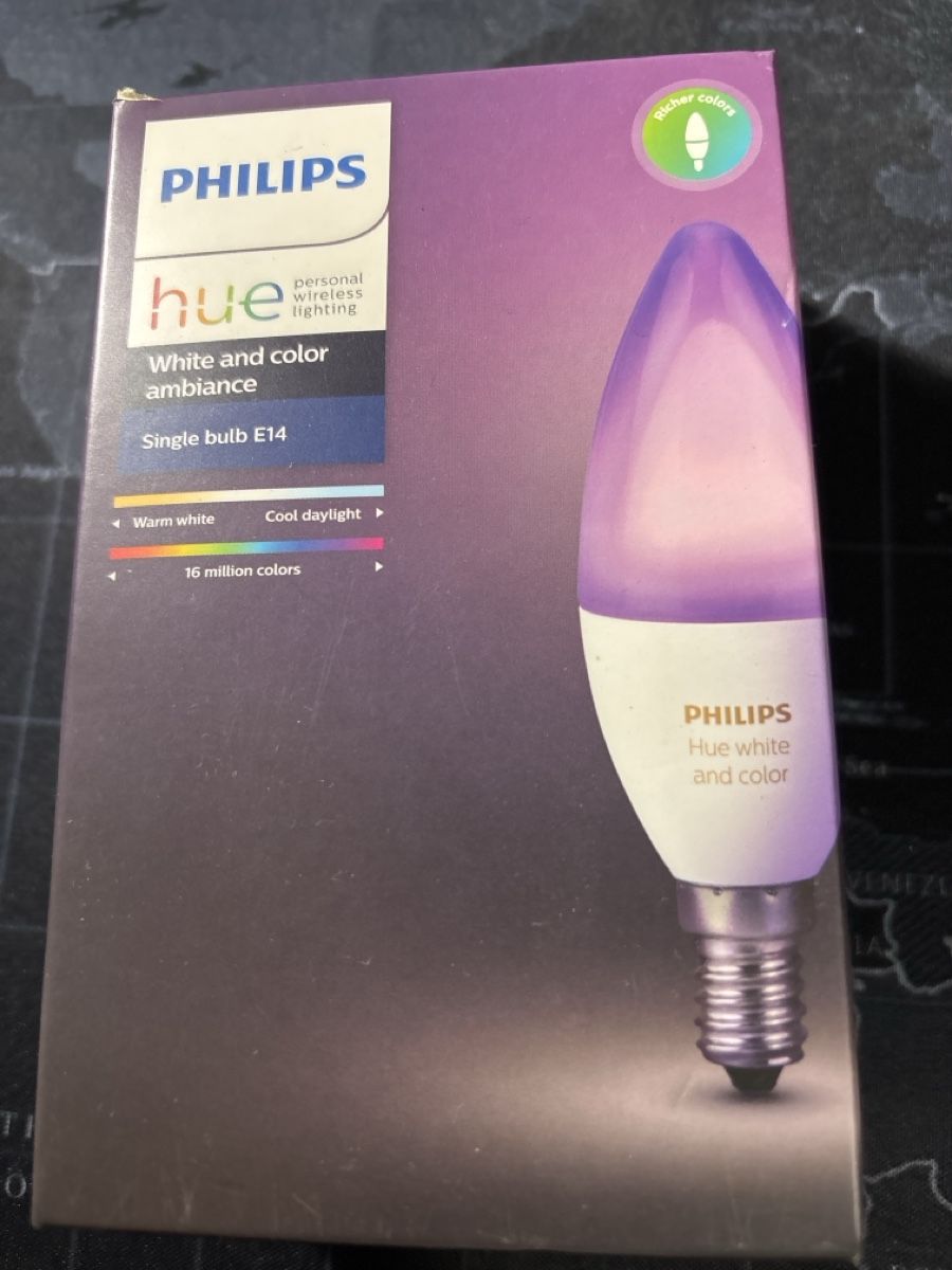 Philips Lampade: PHILIPS HUE Single bulb E14 – Nuovo e nell'imballaggio originale da Ollon VD venduto da Gibbs69