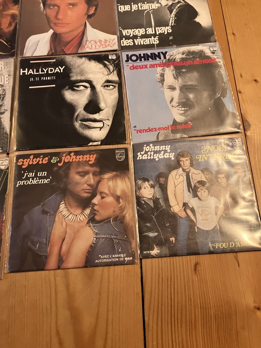 Schallplatten: Johnny Hallyday Singles Schallplatten Sammlung, Top! – Gebraucht aus Bern von lukasliechti 4