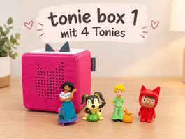 Toniebox 1 mit 4 Tonies