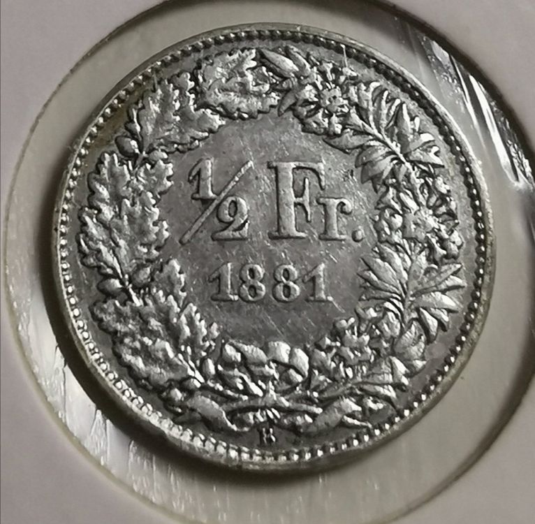 50 Rappen 1881 (Gebraucht) in Zürich für CHF 80 – mit Lieferung auf ...