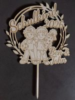 Geburtstag Deko Holz Schulkind 2026  neu