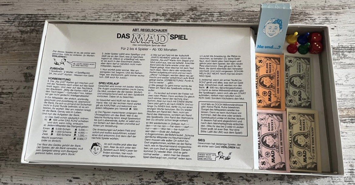 Parker Giochi: MAD Brettspiel - Guter Zustand – Usato da Volketswil venduto da Shane.02 2