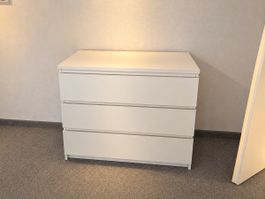 Kommode IKEA Malm weiss mit drei Schubladen gebraucht