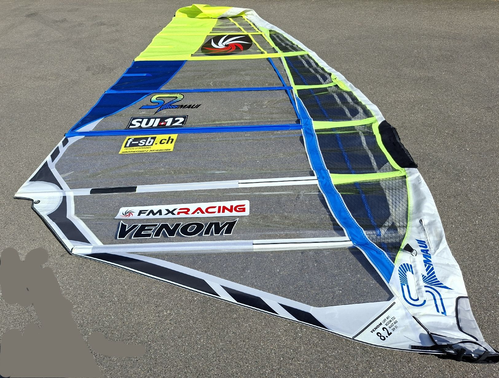 Surfen: S2 Venom 8.2m Segel  – Gebraucht aus Fällanden von Nmustang