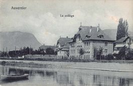 SOUVENIR de AUVERNIER - COLLEGE 1905