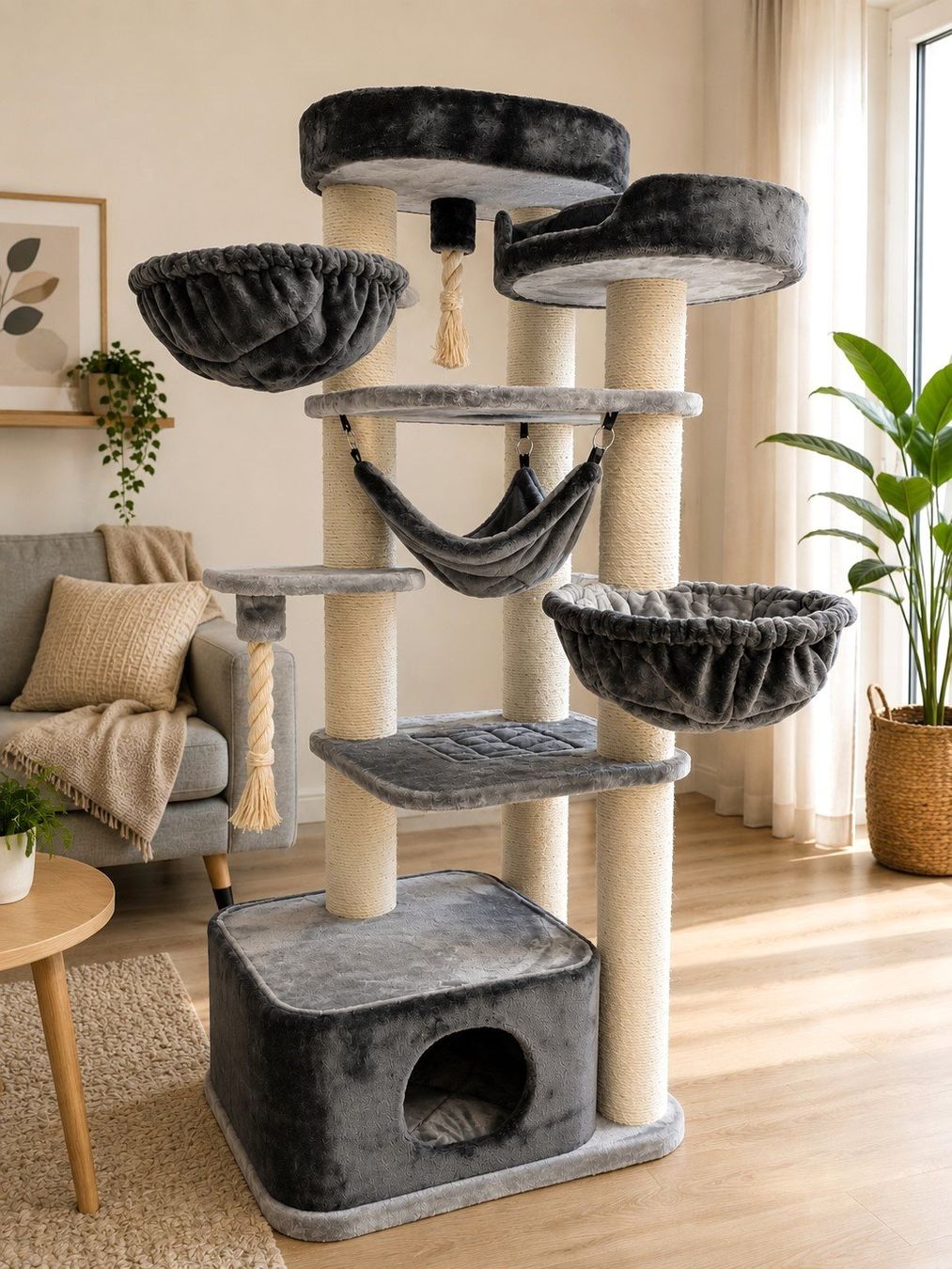 Tiragraffi: DELUXE KATZENBAUM 60 KG - ab Lager – Nuovo e nell'imballaggio originale da Eschenbach LU venduto da PETHOMES_AG
