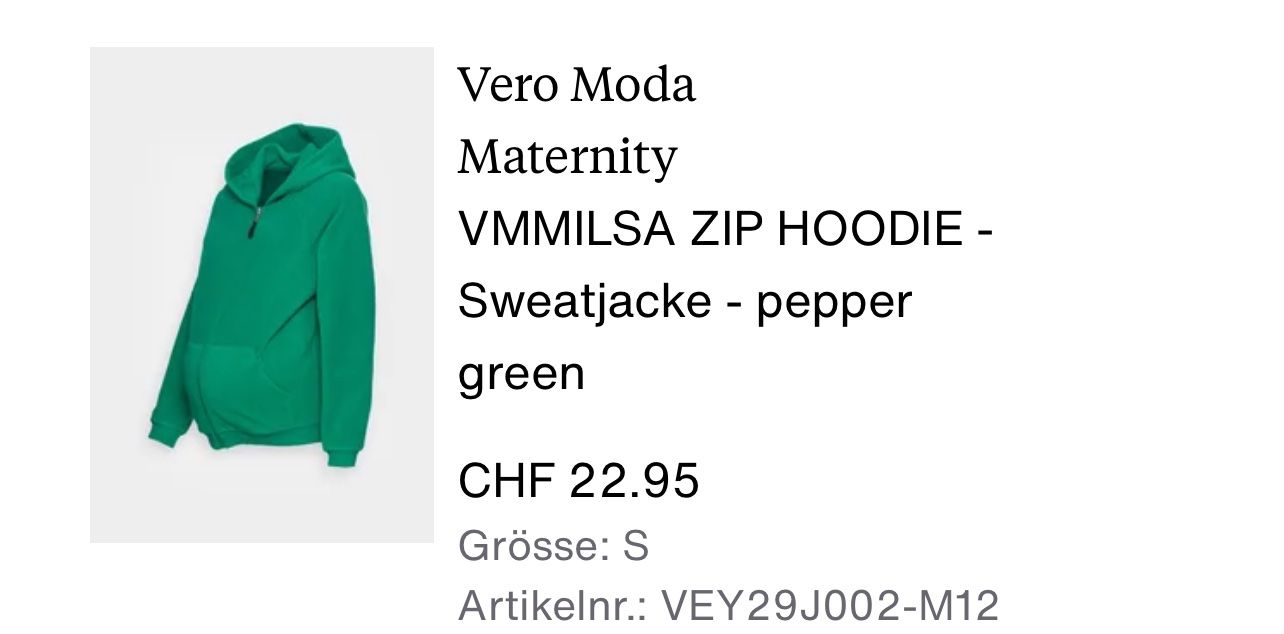 Maglioni & Felpe: Vero Moda Maternity warmer Pullover Gr S. – Usato da Wallisellen venduto da Kyoscsaj 2