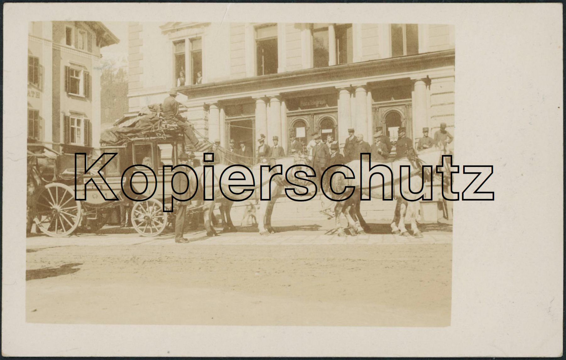 Cartoline postali: GRS Davos - Post - Flüela Postkutsche – Usato da Schindellegi venduto da masutka7