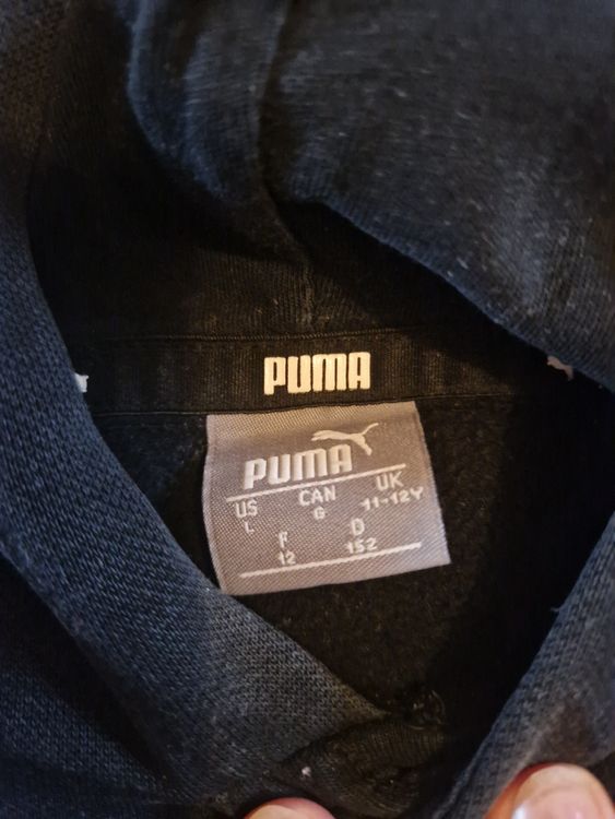 Sweat à capuche Puma noir taille 152  2
