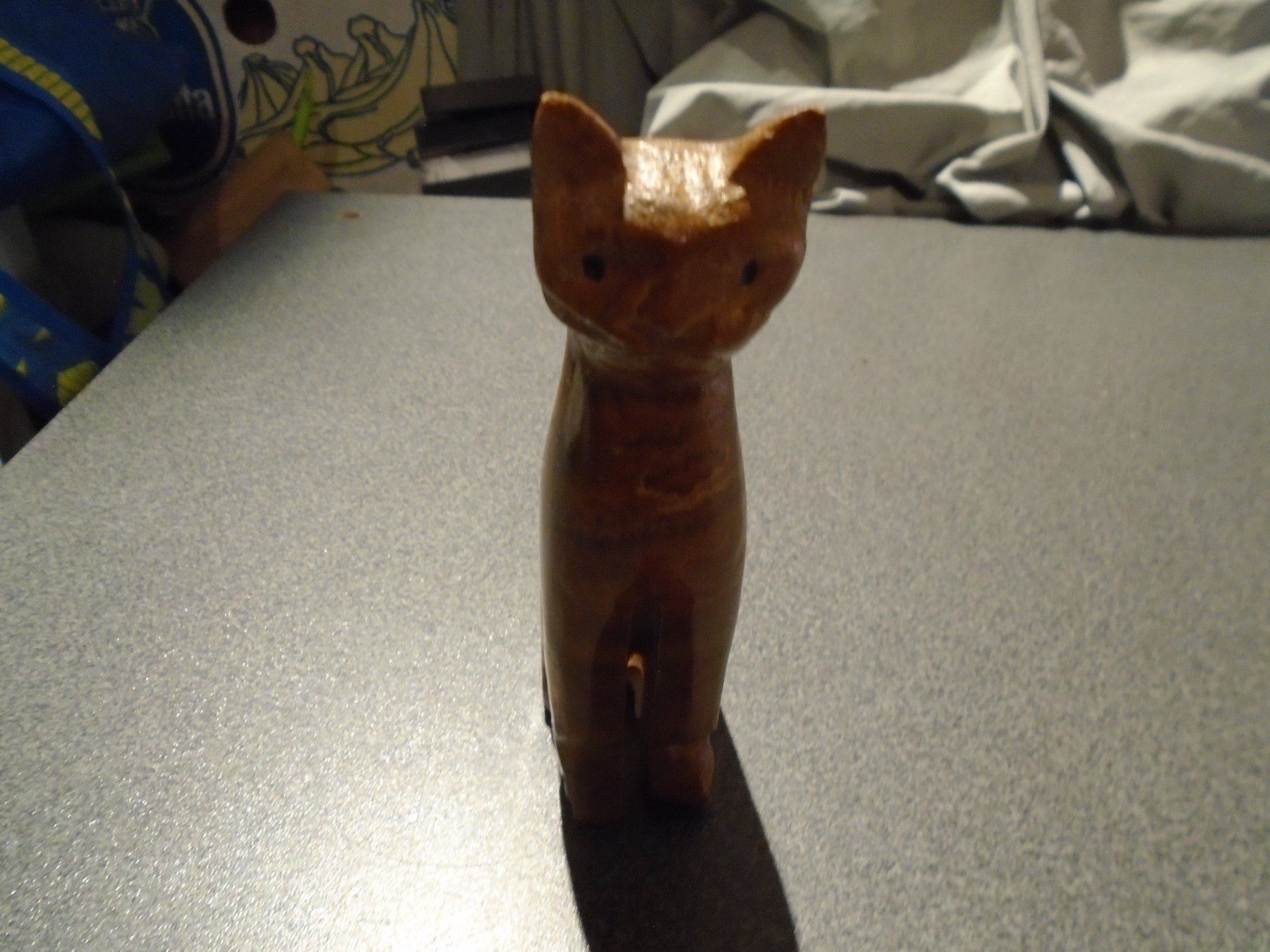 Statuette: Katze sitzend, aus Stein – Usato da Zürich venduto da abraxas1291