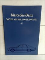 Brochure Mercedes Benz 380SE/380SEL/500SE/500SEL 1983 (03-02