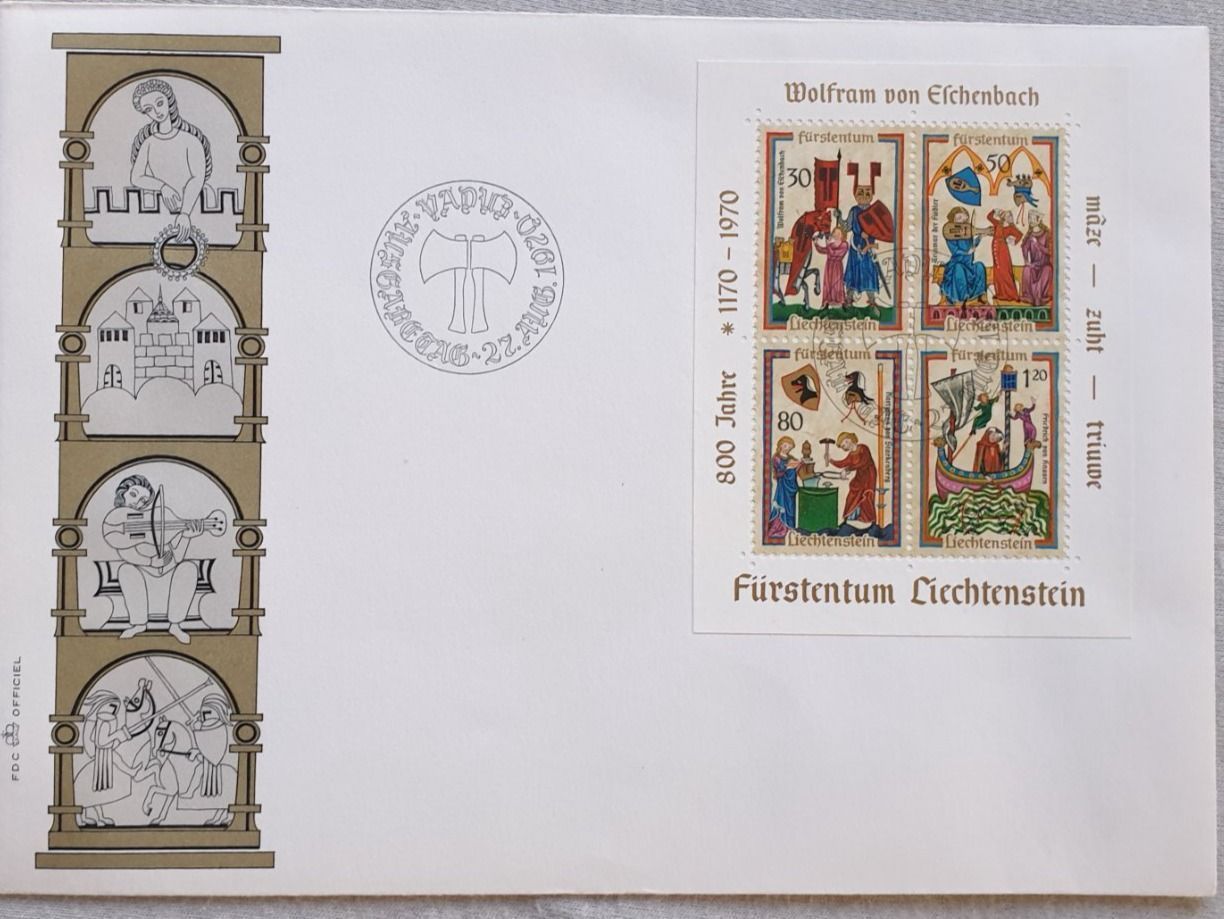 Tutti i francobolli: (469) Liechtenstein 1970 – Usato da Schwarzhäusern venduto da Inot3