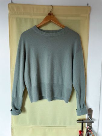 H&M Kaschmirpullover Damen Gr. M türkis 100% Kaschmir weich