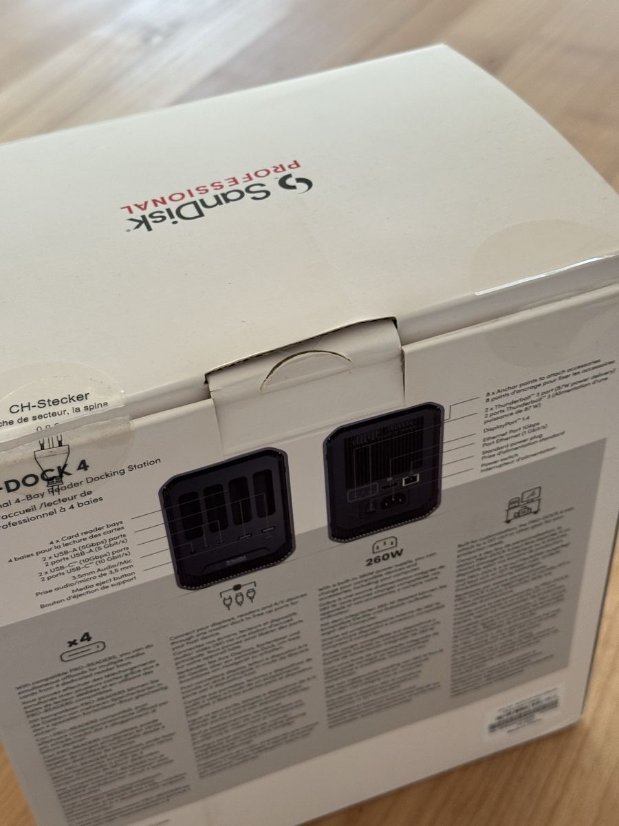 Docking station: SanDisk PRO-DOCK 4 Thunderbolt 3 Docking Station – Nuovo e nell'imballaggio originale da Winkel venduto da Spaedi0 4