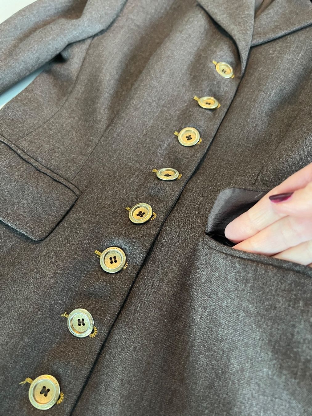 Giacche: Sehr elegante Jacke aus Wolle – Usato da Horgen venduto da Esterina 4
