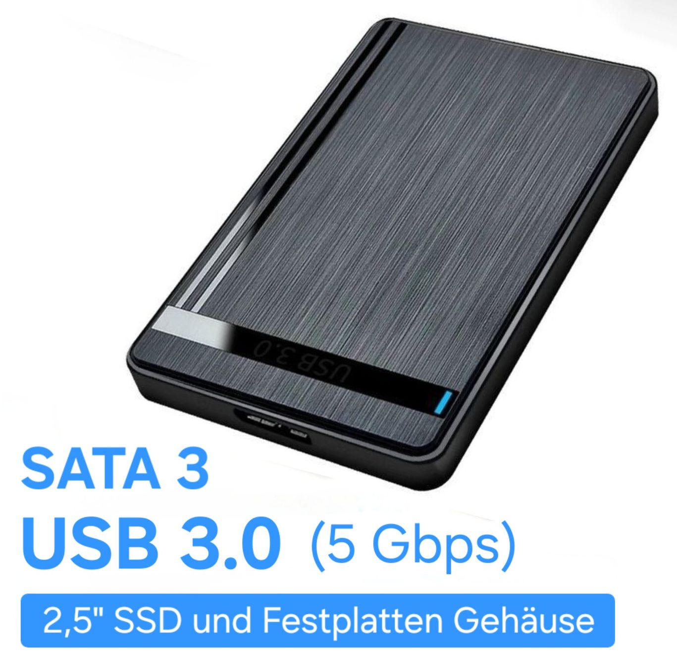 Harddisks: USB 3.0 - SSD & Harddisk / Festplatte 2,5" Gehäuse - SATA 3 – Neu und originalverpackt aus Uster von -FPS-