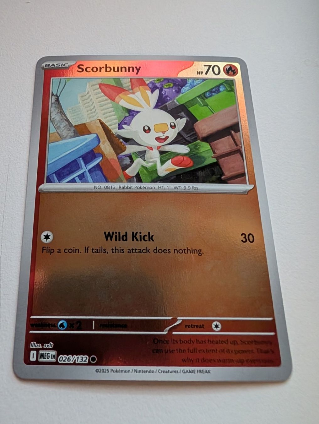 Pokémon Carte collezionabili: Scorbunny Pokemon Card Reverse Holo EN 026 Mega Evolution – Usato da Hünenberg See venduto da SpecialEditionGaming