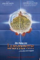 Labyrinth Filmplakat Original, Jim Henson, Top Zustand!