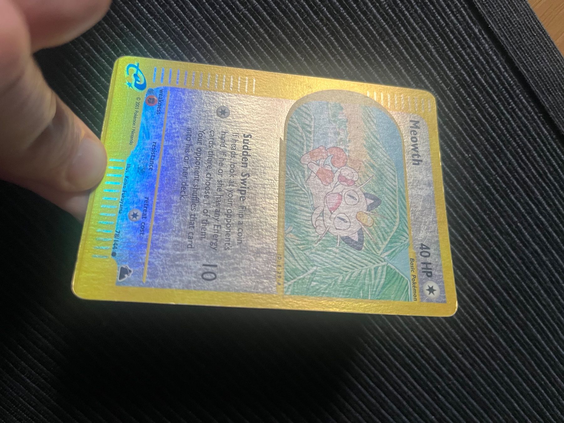 Pokémon Carte collezionabili: Pokemon Meowth Reverse Holo Skyridge – Usato da Wabern venduto da Collectfun 1