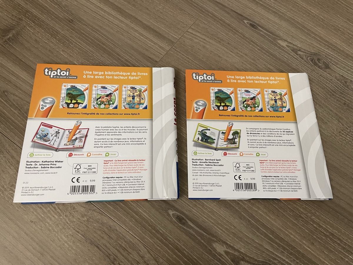 Tiptoi Giochi: Lot 2 livres interactifs Tiptoi Mini Doc – Nuovo (secondo la descrizione) da Sierre venduto da Ruyfigas 1