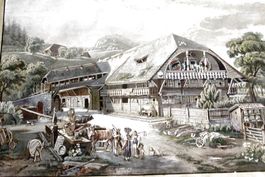 GABRIEL LUDWIG LORY (Swiss, 1763-1840) Bauernhaus bei Bern