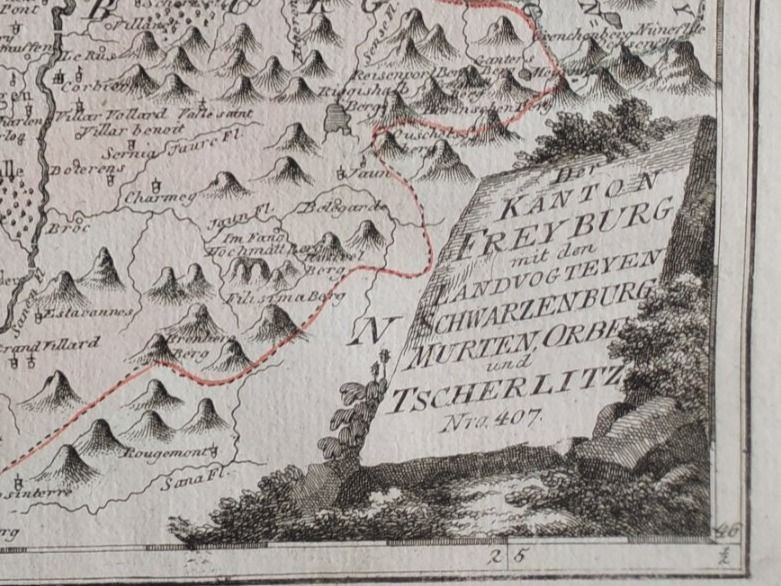 Cartine & Atlanti: Freibourg - "FREYBURG" - Reilly - 1790 – Usato da Sorengo venduto da 74in 2