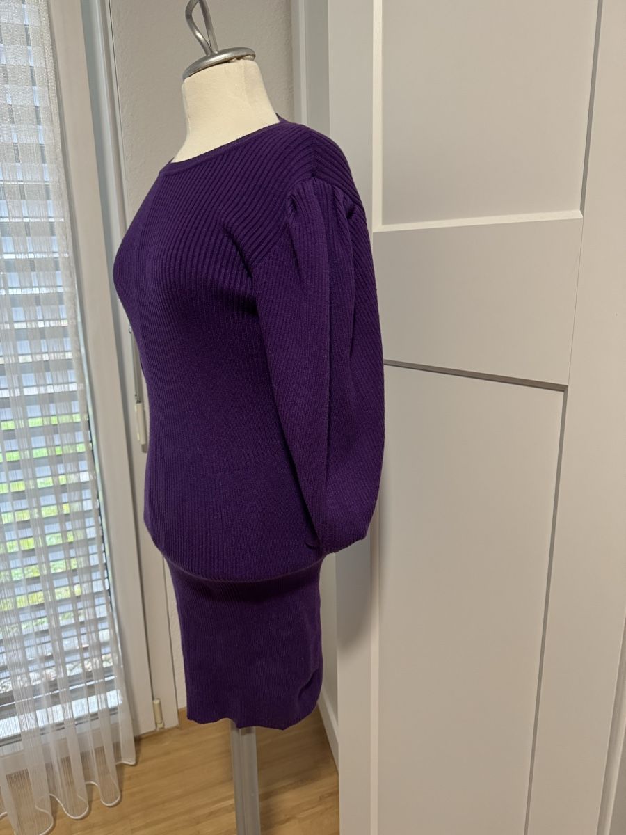 Zara Vestiti: Elegantes, violettes Strickkleid, Grösse M – Usato da Olten venduto da bir_k96n 1