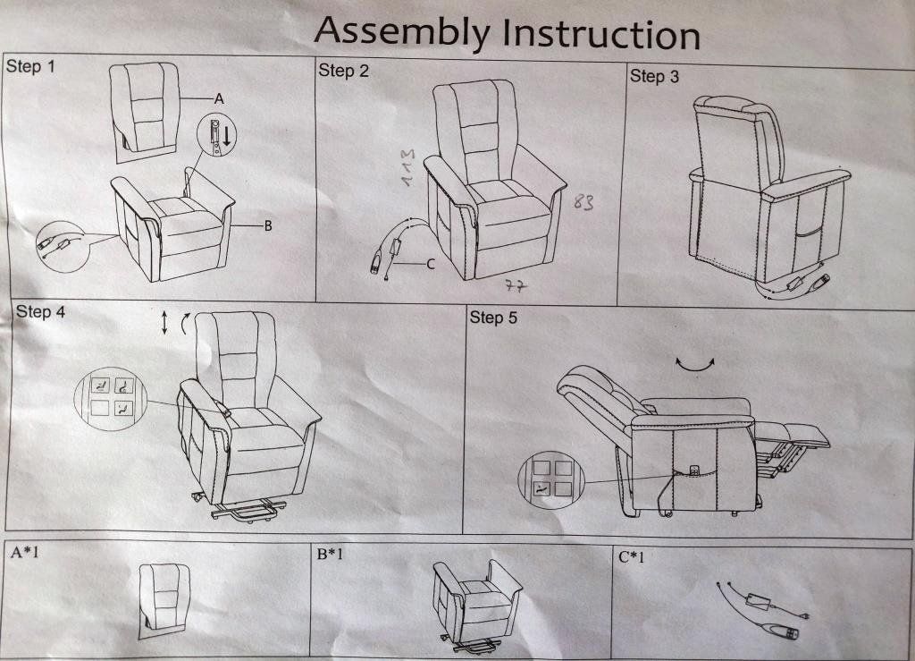 Sessel: Relaxsessel, elektrisch verstellbar – Neu und originalverpackt aus Ermenswil von Brun12 4