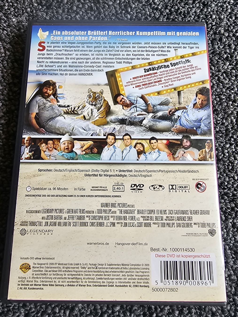 Tutti i DVDs: Hangover DVD (19432) – Usato da Ruswil venduto da jan_bxl5 1