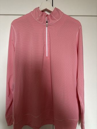 FootJoy Golf Pullover, Grösse XL, Rot/Weiss Gestreift!