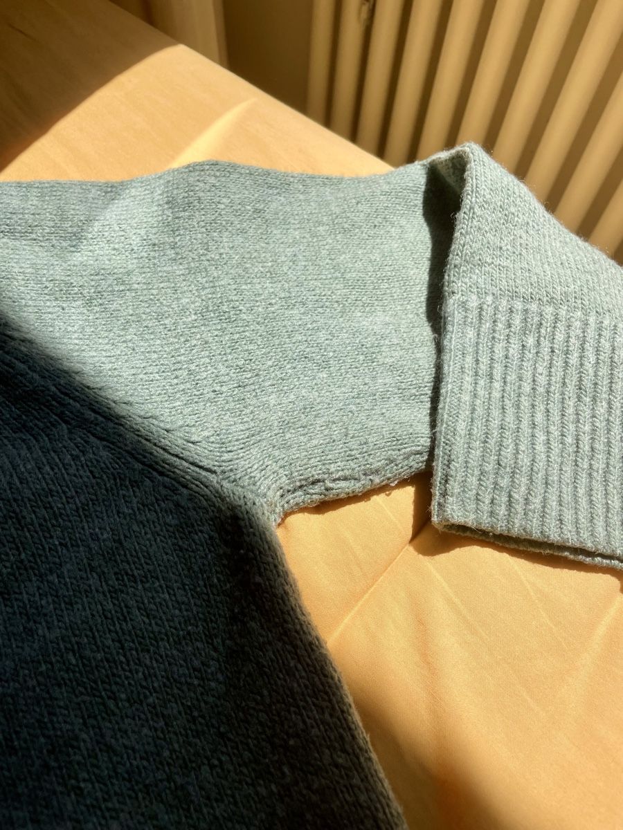 H&M Pullover & Sweatshirts: Rollkragenpullover hellgrün/grau, sehr weit geschnitten, S – Gebraucht aus Zürich von Carlajimena 3