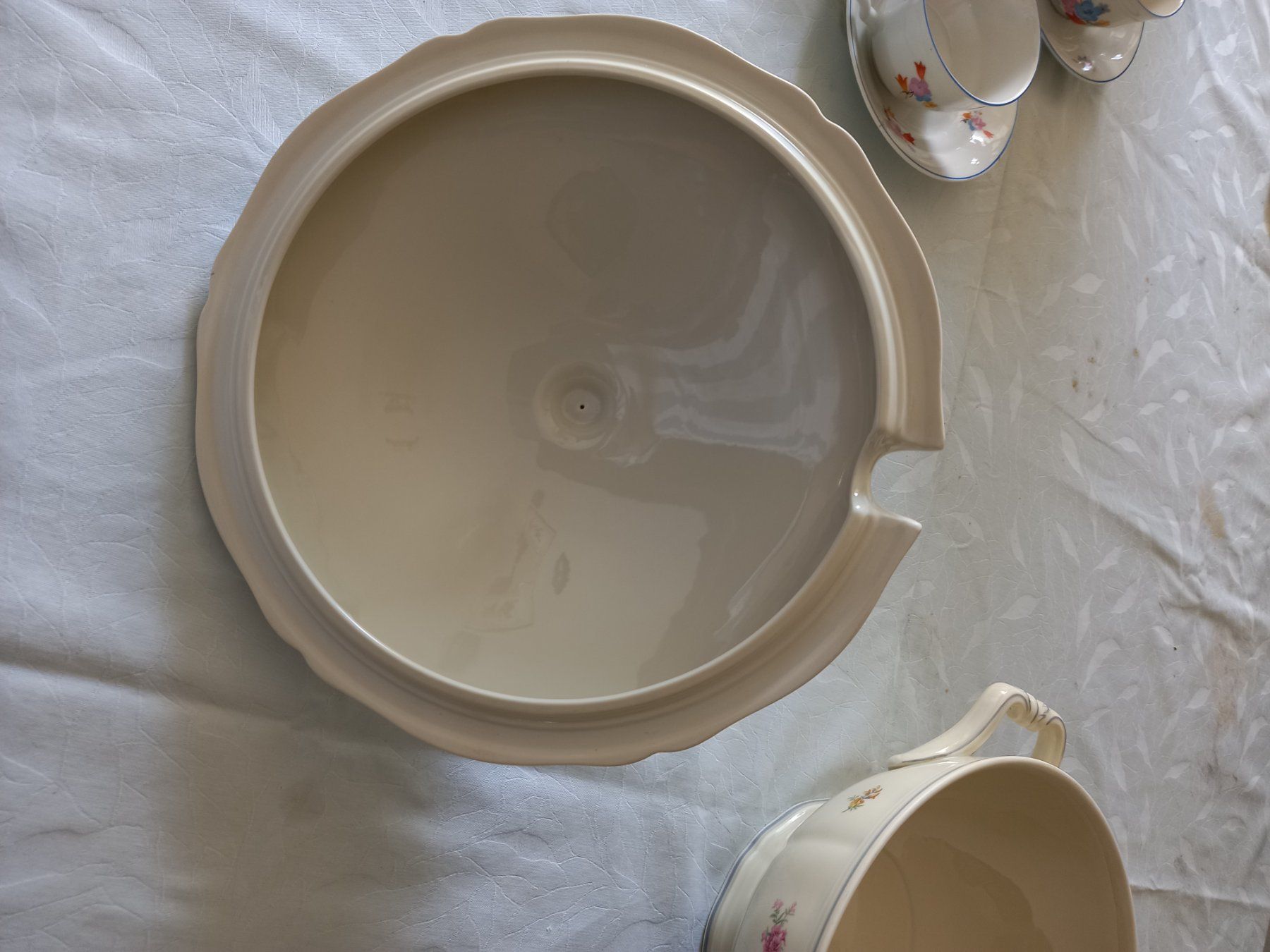 Rosenthal Ciotole: Handgemalt Rosenthal CHIPPENDALE  Henkel Suppeschussle. – Usato da Bern venduto da Imamrashed 4