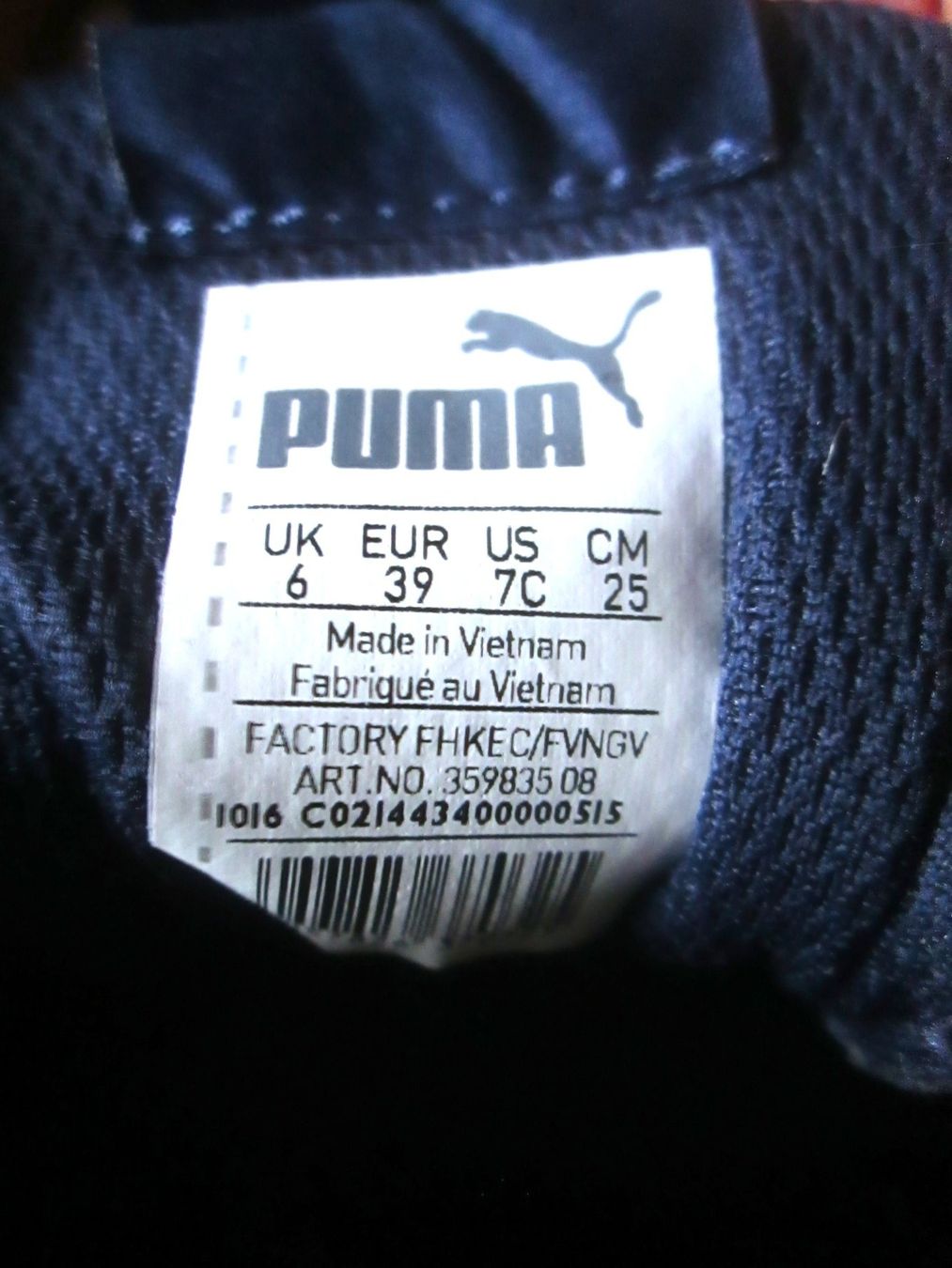 Puma Chaussures hommes: Sneaker Puma, Nummer 39 – D'occasion à Sementina par babucia 2