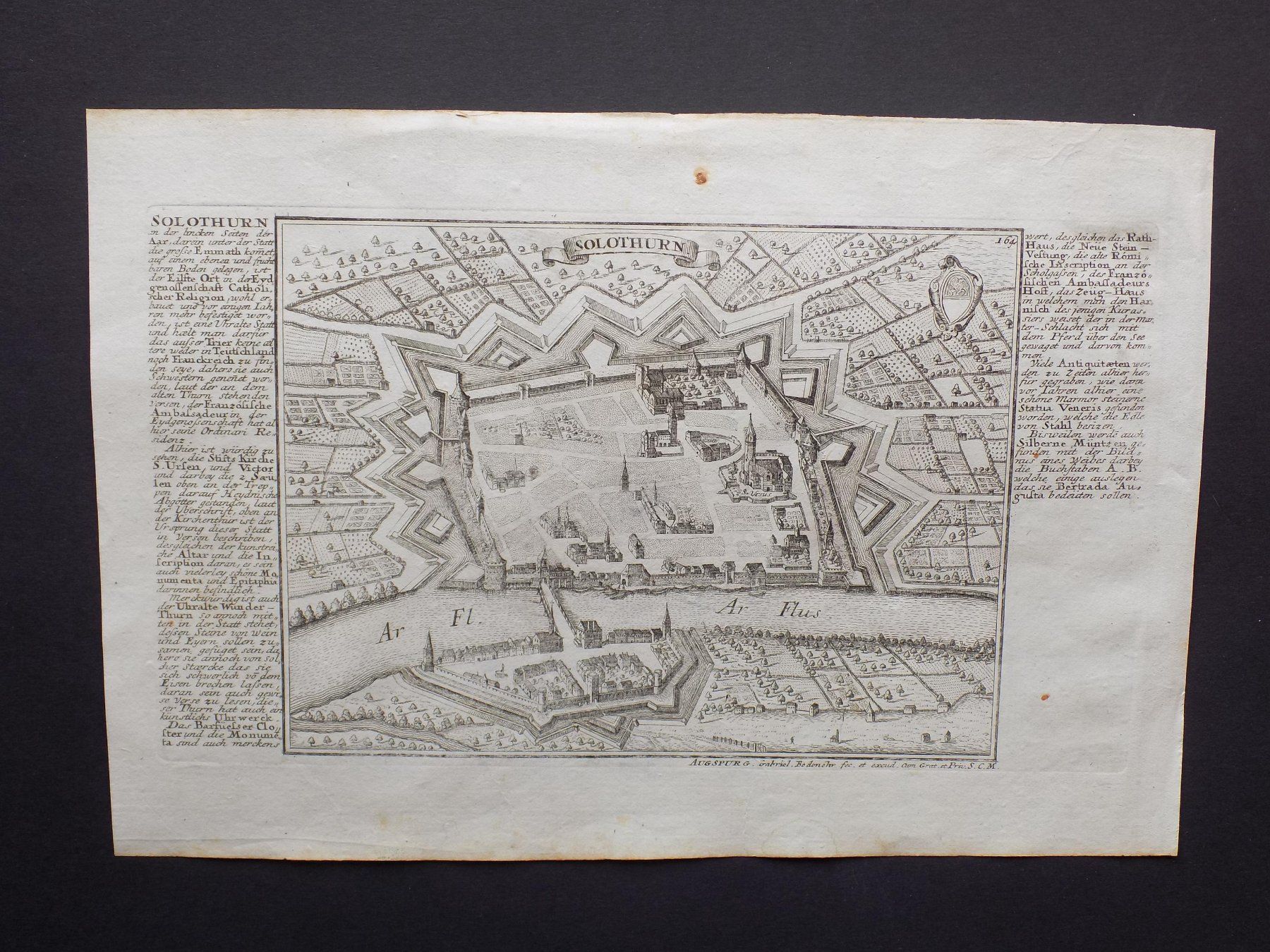 Gravures: Solothurn Kupferstich – D'occasion à Risch par Rischli15