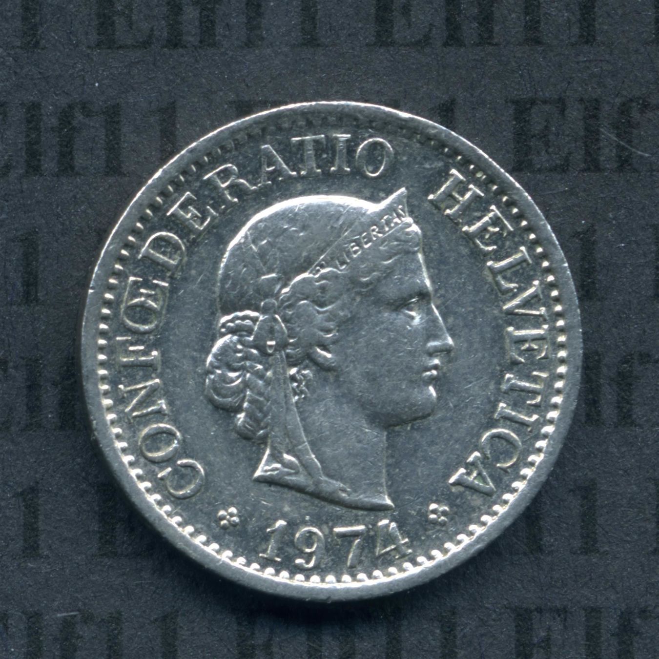 Tutti le monete: CHF___0.10 1974 -vz 10 Rappen – Usato da Widnau venduto da Elf11