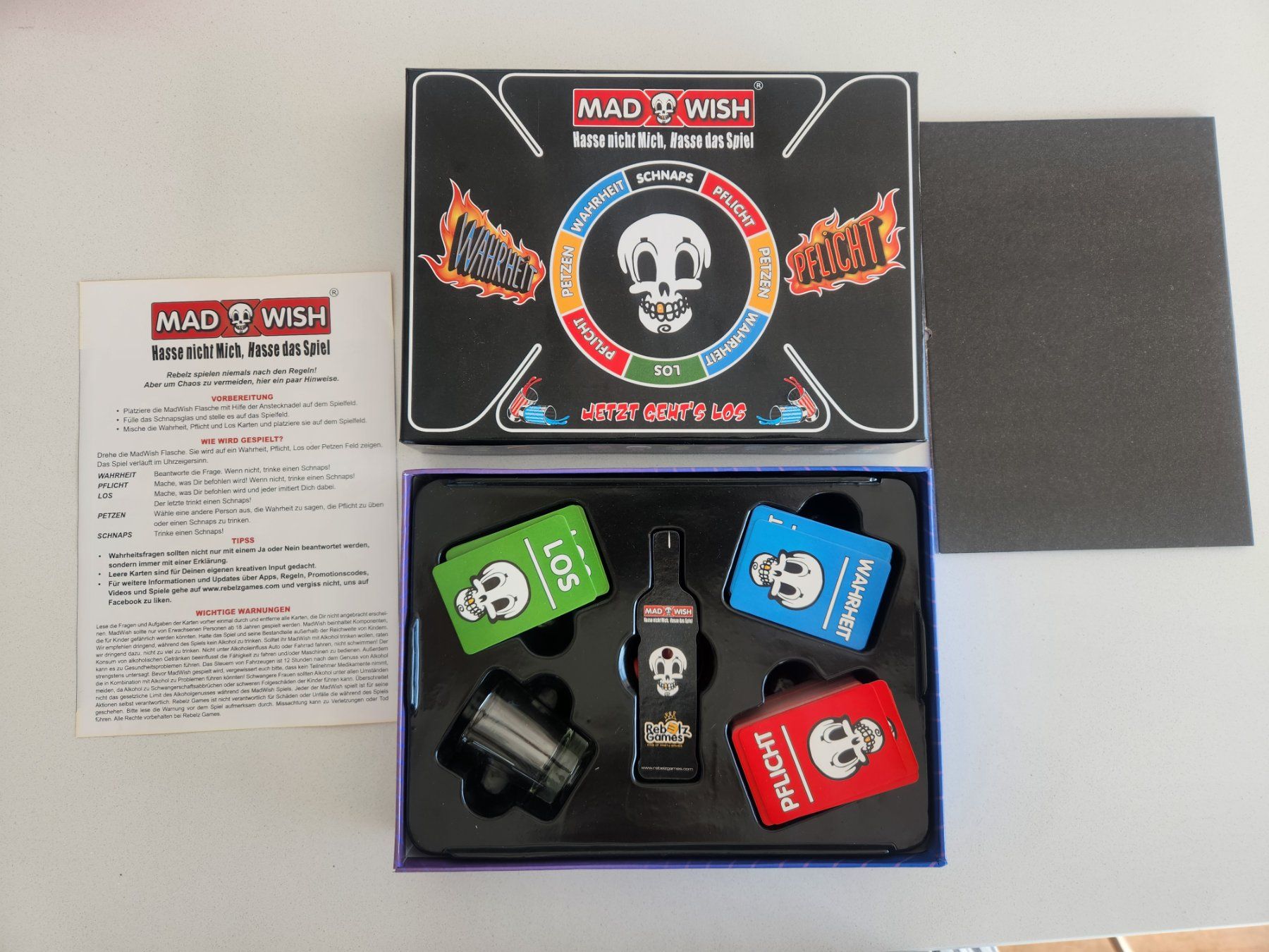 Giochi: Mad Wish Trinkspiel Neu – Nuovo (secondo la descrizione) da Tuggen venduto da Restposten_secondh