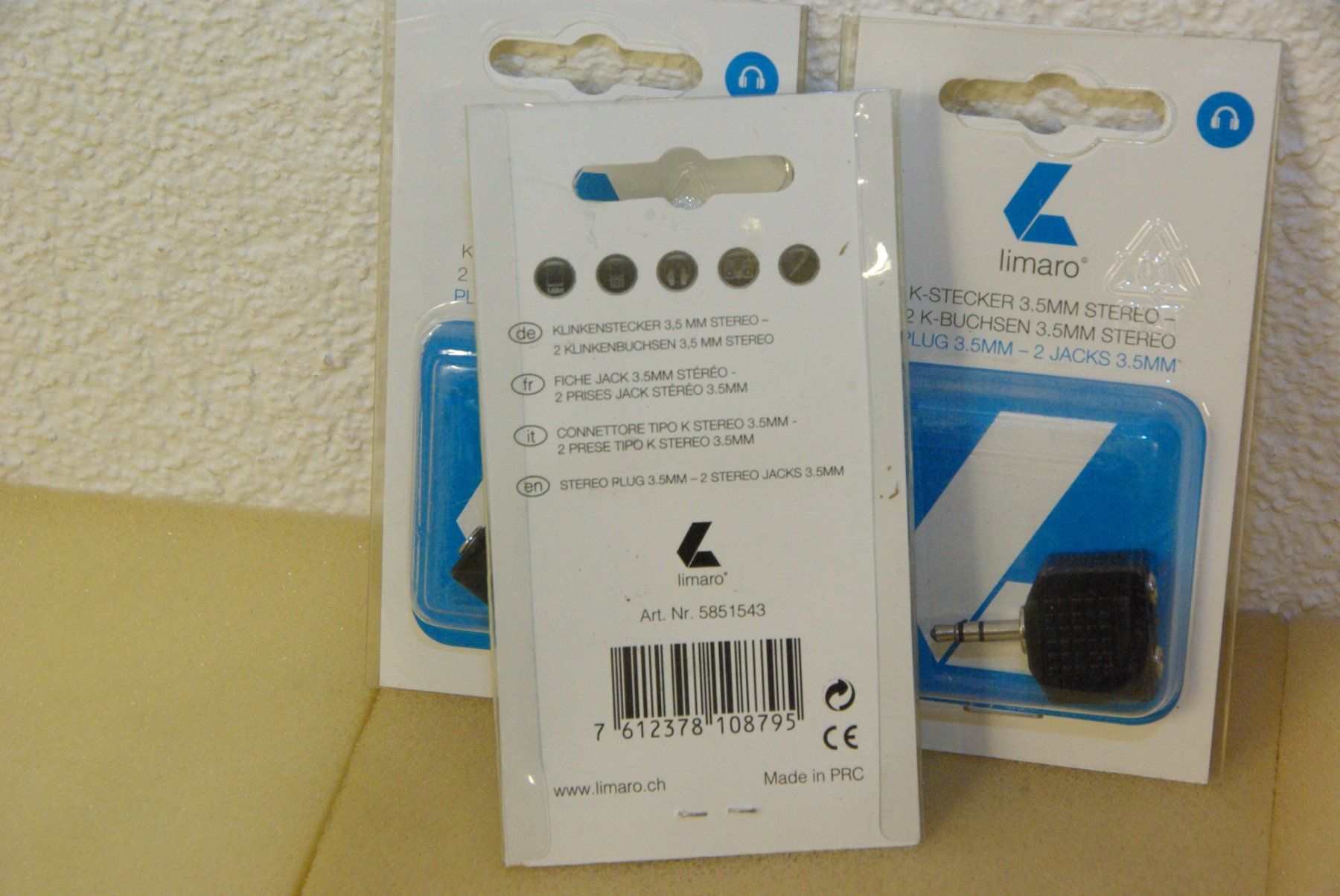Unità & Adattatore: 3x K-Stecker 3.5mm - Stereo von limaro – Nuovo e nell'imballaggio originale da Herisau venduto da Cevianer1844 4