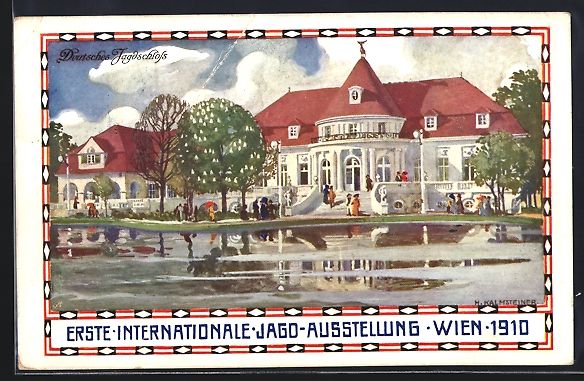 Cartoline postali: H. Kalmsteiner: Wien, Int. Jagdausstellu – Usato da Berlin venduto da bartko-reher