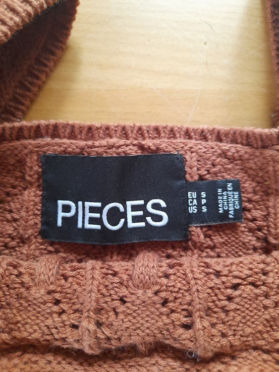 Top: Crop Top . von Pieses . S . rostrot . Baumwolle – Nuovo (secondo la descrizione) da Leuggelbach venduto da schmetterlings-fee 4